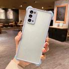 For Galaxy Note20 TPU + PC Four-Corner Shockproof Skin-feel Case(Grayish Purple) - 1