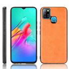 For Infinix Smart 5 Shockproof Sewing Cow Pattern Skin PC + PU + TPU Case(Orange) - 1