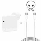 2 in 1 PD 30W USB-C / Type-C + 3A PD 3.0 USB-C / Type-C to USB-C / Type-C Fast Charge Data Cable Set, Cable Length: 2m, AU Plug - 1