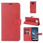 For Nokia 8.3 5G Retro Calf Pattern Buckle Horizontal Flip Leather Case with Holder & Card Slots & Wallet(Red) - 1