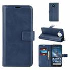 For Nokia 8.3 5G Retro Calf Pattern Buckle Horizontal Flip Leather Case with Holder & Card Slots & Wallet(Blue) - 1