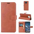For Nokia 8.3 5G Retro Calf Pattern Buckle Horizontal Flip Leather Case with Holder & Card Slots & Wallet(Light Brown) - 1