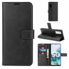 For Samsung Galaxy S20 FE Retro Calf Pattern Buckle Horizontal Flip Leather Case with Holder & Card Slots & Wallet(Black) - 1