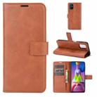 For Samsung Galaxy M51 Retro Calf Pattern Buckle Horizontal Flip Leather Case with Holder & Card Slots & Wallet(Light Brown) - 1