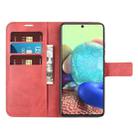For Samsung Galaxy A51 5G Retro Calf Pattern Buckle Horizontal Flip Leather Case with Holder & Card Slots & Wallet(Red) - 4