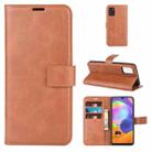 For Samsung Galaxy A31 Retro Calf Pattern Buckle Horizontal Flip Leather Case with Holder & Card Slots & Wallet(Light Brown) - 1