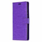 For Samsung Galaxy A42 5G Crazy Horse Texture Horizontal Flip Leather Case with Holder & Card Slots & Wallet & Photo Frame(Purple) - 2