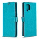 For Huawei Y5p Crazy Horse Texture Horizontal Flip Leather Case with Holder & Card Slots & Wallet & Photo Frame(Blue) - 1