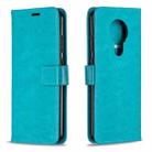 For Nokia 5.3 Crazy Horse Texture Horizontal Flip Leather Case with Holder & Card Slots & Wallet & Photo Frame(Blue) - 1