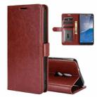 For Nokia C3 R64 Texture Single Horizontal Flip Protective Case with Holder & Card Slots & Wallet& Photo Frame(Brown) - 1