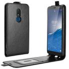 For Nokia C3 R64 Texture Single Vertical Flip Leather Protective Case with Card Slots & Photo Frame(Black) - 1