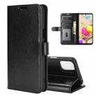 For LG K42 R64 Texture Single Horizontal Flip Protective Case with Holder & Card Slots & Wallet& Photo Frame(Black) - 1