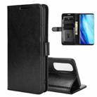 For OPPO Reno 4 Pro 4G R64 Texture Single Horizontal Flip Protective Case with Holder & Card Slots & Wallet& Photo Frame(Black) - 1