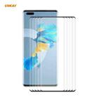 5 PCS For Huawei Mate 40 Pro / 40 Pro+ / 40 RS Porsche Design ENKAY Hat-Prince 0.26mm 9H 3D Explosion-proof Full Screen Curved Heat Bending Tempered Glass Film - 1