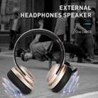 OneDer S3 2 in1 Headphone & Speaker Portable Wireless Bluetooth Headphone Noise Cancelling Over Ear Stereo(Rose Gold) - 4