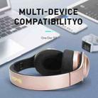 OneDer S3 2 in1 Headphone & Speaker Portable Wireless Bluetooth Headphone Noise Cancelling Over Ear Stereo(Rose Gold) - 5