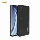 For Xiaomi Mi 10 Pro 5G Hat-Prince ENKAY ENK-PC076 Liquid Silicone Straight Edge Shockproof Protective Case(Black) - 1