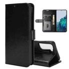 For Samsung Galaxy S21 5G R64 Texture Single Horizontal Flip Protective Case with Holder & Card Slots & Wallet& Photo Frame(Black) - 1