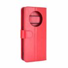 For Huawei Mate 40 Pro R64 Texture Single Horizontal Flip Protective Case with Holder & Card Slots & Wallet& Photo Frame(Red) - 3