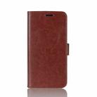 For Huawei Mate 40 Pro R64 Texture Single Horizontal Flip Protective Case with Holder & Card Slots & Wallet& Photo Frame(Brown) - 2