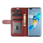 For Huawei Mate 40 Pro R64 Texture Single Horizontal Flip Protective Case with Holder & Card Slots & Wallet& Photo Frame(Brown) - 5