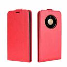 For Huawei Mate 40 Pro R64 Texture Single Vertical Flip Leather Protective Case with Card Slots & Photo Frame(Red) - 2