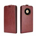For Huawei Mate 40 Pro R64 Texture Single Vertical Flip Leather Protective Case with Card Slots & Photo Frame(Brown) - 2