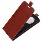 For Huawei Mate 40 Pro R64 Texture Single Vertical Flip Leather Protective Case with Card Slots & Photo Frame(Brown) - 3
