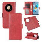 For Huawei Mate 40 Pro Dual-side Magnetic Buckle Horizontal Flip Leather Case with Holder & Card Slots & Wallet(Red) - 1