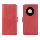 For Huawei Mate 40 Pro Dual-side Magnetic Buckle Horizontal Flip Leather Case with Holder & Card Slots & Wallet(Red) - 2