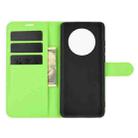 For Huawei Mate 40 Pro Litchi Texture Horizontal Flip Protective Case with Holder & Card Slots & Wallet(Green) - 4