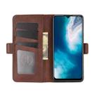 For VIVO V20SE Dual-side Magnetic Buckle Horizontal Flip Leather Case with Holder & Card Slots & Wallet(Brown) - 4