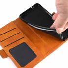 For VIVO V20SE Dual-side Magnetic Buckle Horizontal Flip Leather Case with Holder & Card Slots & Wallet(Brown) - 10