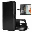 For OnePlus Nord N100 R64 Texture Single Horizontal Flip Protective Case with Holder & Card Slots & Wallet& Photo Frame(Black) - 1