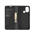 For OnePlus Nord N100 Retro-skin Business Magnetic Suction Leather Case with Holder & Card Slots & Wallet(Black) - 4