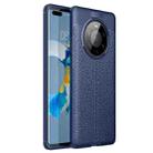 For Huawei Mate 40 Pro+ Litchi Texture TPU Shockproof Case(Navy Blue) - 1