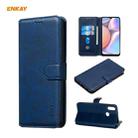 For Samsung Galaxy M01s / A10s ENKAY Hat-Prince ENK-PUC026 Horizontal Flip PU Leather Case with Holder & Card Slots & Wallet(Dark Blue) - 1