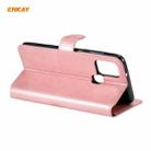 For Samsung Galaxy A21s ENKAY Hat-Prince ENK-PUC028 Horizontal Flip PU Leather Case with Holder & Card Slots & Wallet(Pink) - 4