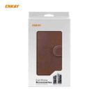 For Samsung Galaxy A21s ENKAY Hat-Prince ENK-PUC028 Horizontal Flip PU Leather Case with Holder & Card Slots & Wallet(Brown) - 2