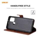 For Samsung Galaxy A21s ENKAY Hat-Prince ENK-PUC028 Horizontal Flip PU Leather Case with Holder & Card Slots & Wallet(Brown) - 5
