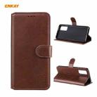 For Samsung Galaxy S20 FE / S20 Lite (4G/5G) ENKAY Hat-Prince ENK-PUC030 Horizontal Flip PU Leather Case with Holder & Card Slots & Wallet(Brown) - 1
