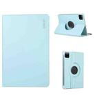 For Xiaomi Pad 6 / Pad 6 Pro ENKAY 360 Degree Rotation Stand Litchi Leather Smart Tablet Case(Light Blue) - 1
