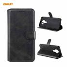 For Nokia 3.4 / 7.3 ENKAY Hat-Prince ENK-PUC032 Horizontal Flip PU Leather Case with Holder & Card Slots & Wallet(Black) - 1