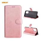 For OnePlus 8T ENKAY Hat-Prince ENK-PUC033 Horizontal Flip PU Leather Case with Holder & Card Slots & Wallet(Pink) - 1