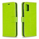 For Samsung A51 5G Crazy Horse Texture Horizontal Flip Leather Case with Holder & Card Slots & Wallet & Photo Frame(green) - 1