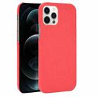 For iPhone 12 Pro Max Shockproof Crocodile Texture PC + PU Case(Red) - 1