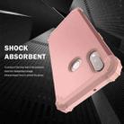 For Samsung Galaxy A10s PC + Silicone Three-piece Shockproof Protection Case(Rose Gold) - 2