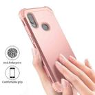 For Samsung Galaxy A10s PC + Silicone Three-piece Shockproof Protection Case(Rose Gold) - 4