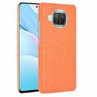 For Xiaomi Mi 10T Lite Shockproof Crocodile Texture PC + PU Case(Orange) - 1