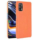 For OPPO Realme 7 Pro Shockproof Crocodile Texture PC + PU Case(Orange) - 1